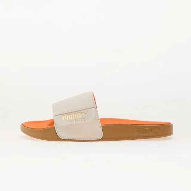 PUMA Leadcat 2.0 Palermo Foil Slide Sandalss Unisex, Warm White/Gold/Gum