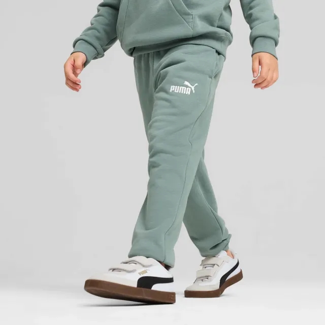 PUMA Ess No. 1 Logo Fleece Sweatpants Kids, Green Moon