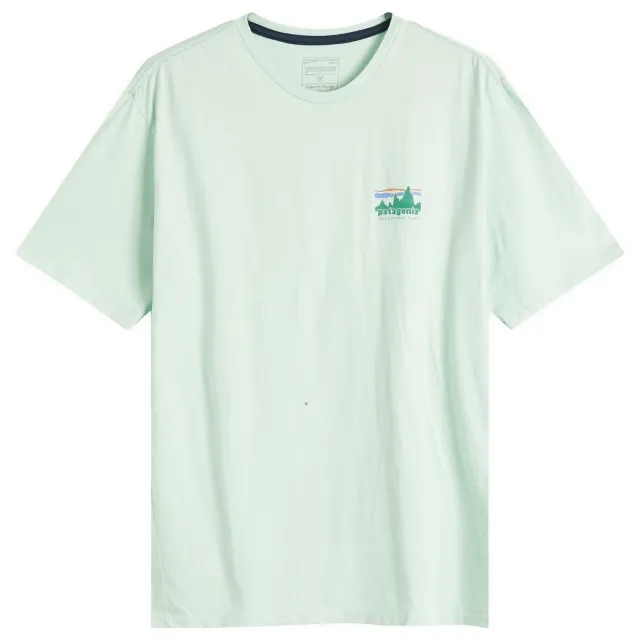 Patagonia Men's 73 Skyline Organic T-Shirt Rinsed Green
