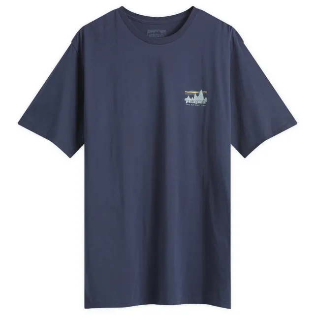Patagonia Men's 73 Skyline Organic T-Shirt New Navy