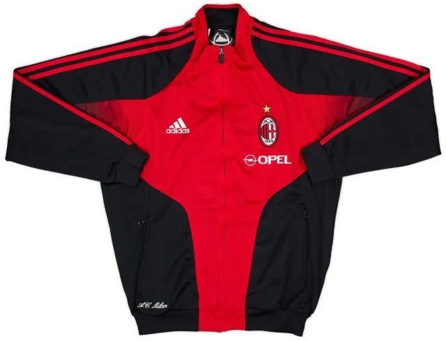 2004-05 AC Milan adidas Track Jacket - 8/10 - (M/L)