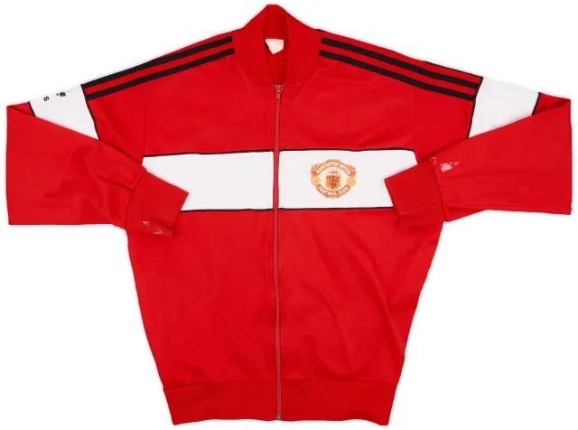 1984-86 Manchester United adidas Track Jacket - 6/10 - (L.Boys)
