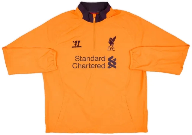 2012-13 Liverpool Warrior 1/4 Zip Training Top - 8/10 - (L)