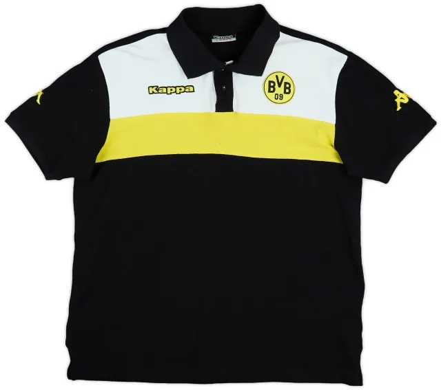 2009-10 Borussia Dortmund Kappa Polo Shirt - 6/10 - (L)