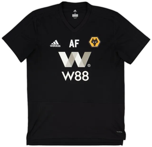 2018-19 Wolves adidas Staff Issue Training Shirt 'AF' - 9/10 - (M)