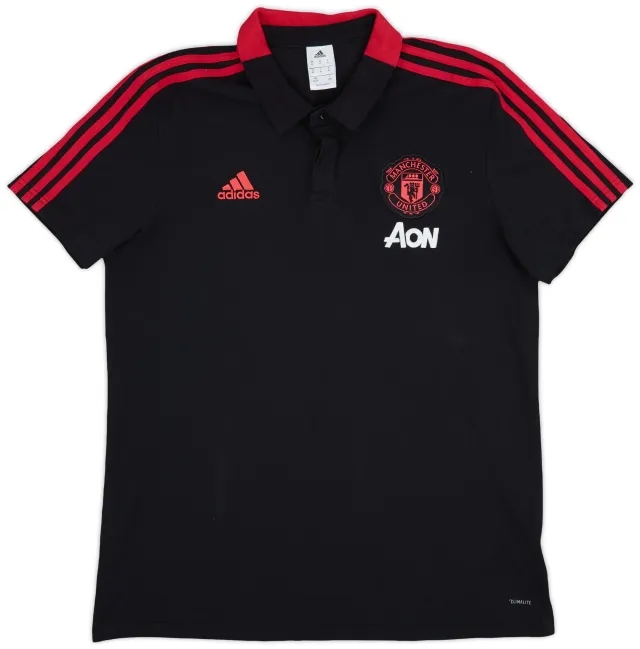 2018-19 Manchester United adidas Polo Shirt - 8/10 - (XL)