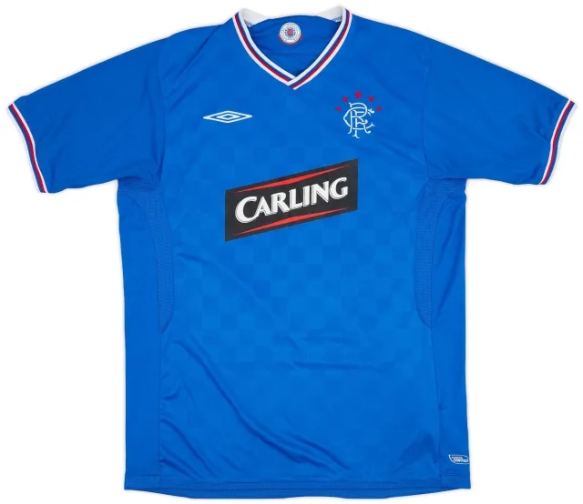 Umbro 2009-10 Rangers Home Shirt - 6/10 - (L)