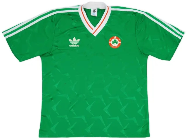 adidas 1990-92 Ireland Home Shirt - 5/10 - (M)