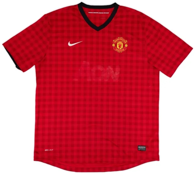 Nike 2012-13 Manchester United Home Shirt - 4/10 - (XL)