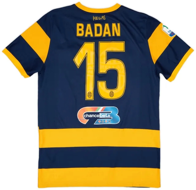 Nike 2016-17 Hellas Verona Match Issue Home Shirt Badan #15