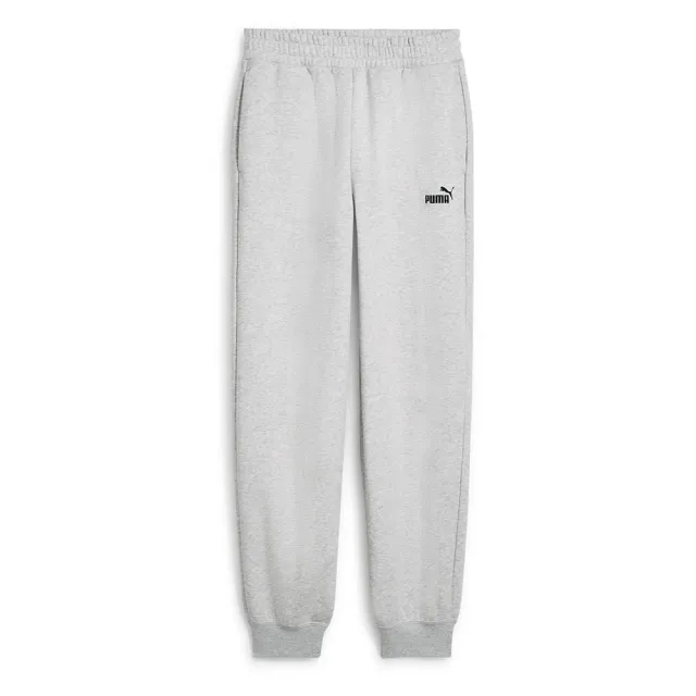Puma Ess Small No. 1 Logo Comfort High-Waist Sweatpants Fl Cl Light Gray Heather - ['Grey']