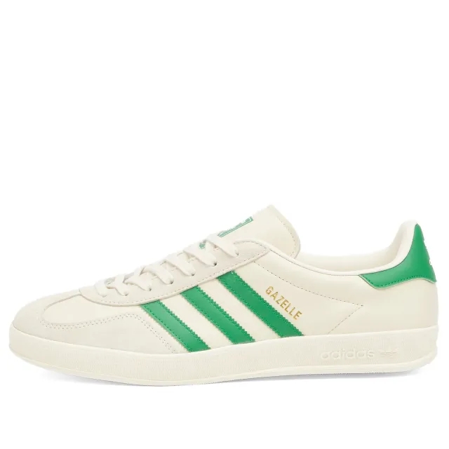 adidas Originals Adidas Gazelle Indoor Sneaker Chalk White/Green
