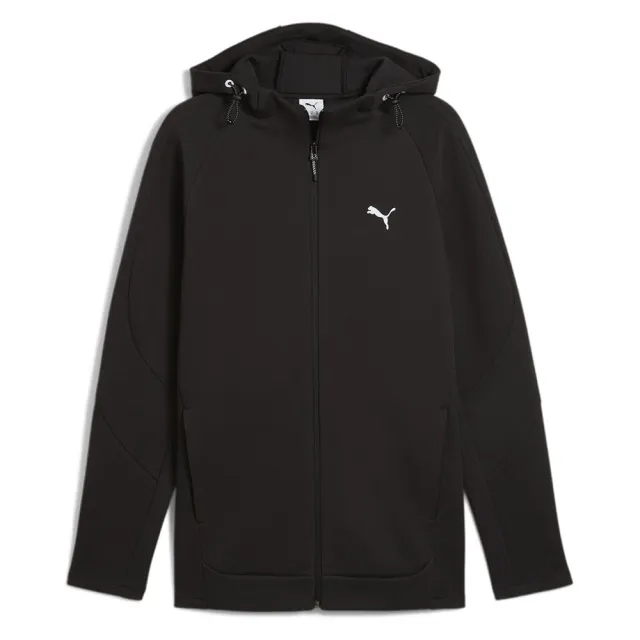 Evostripe Full-Zip Hoodie Dk Puma Black - ['Black']