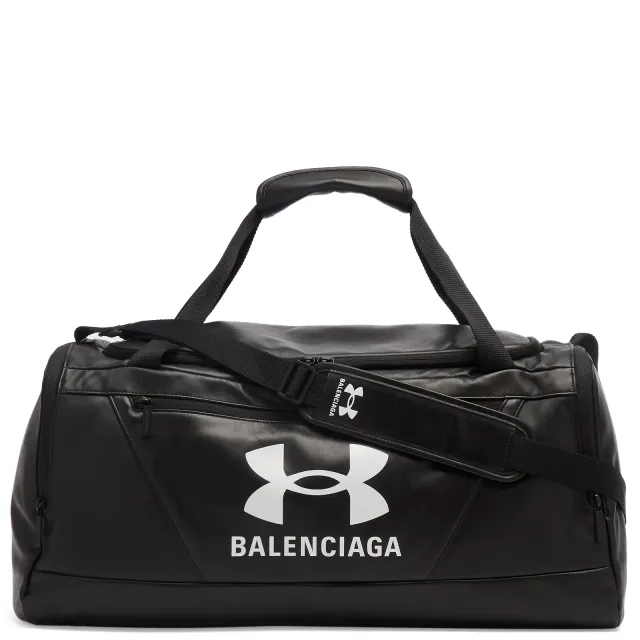 Balenciaga Men's Under Armour Gym Bag Black