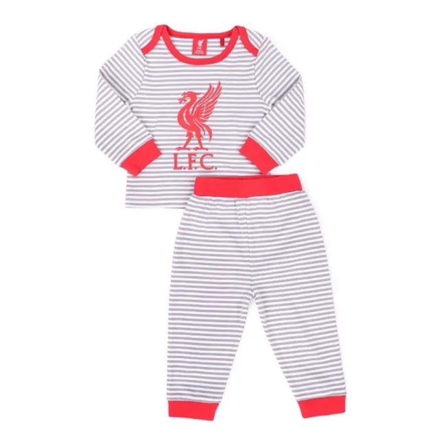 Liverpool FC LFC Baby Long Pyjamas Set Grey