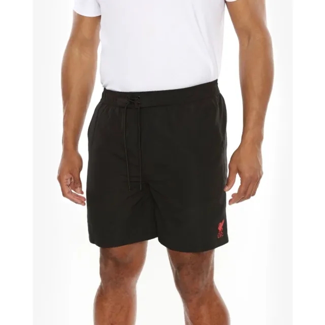 Liverpool FC LFC Mens Black Swim Board Short