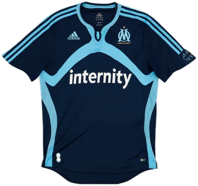 adidas 2006-07 Olympique Marseille Third Shirt - 7/10 - (L)