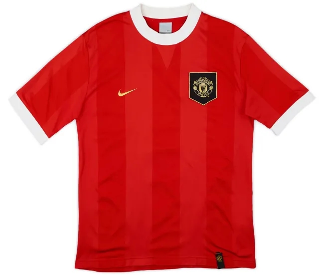 2004-05 Manchester United Nike Training Shirt - 9/10 - (M)