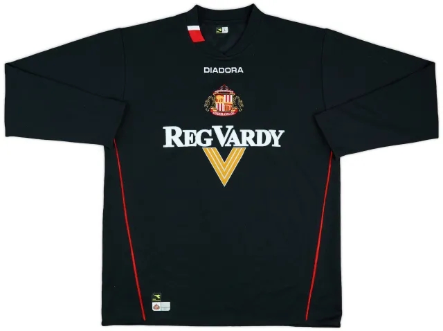 2004-05 Sunderland Diadora Training L/S Shirt - 9/10 - (L)
