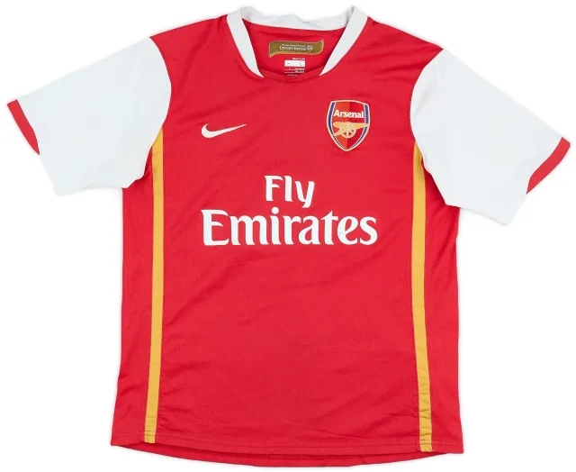 Nike 2006-08 Arsenal Home Shirt - 7/10 - (L.Boys)