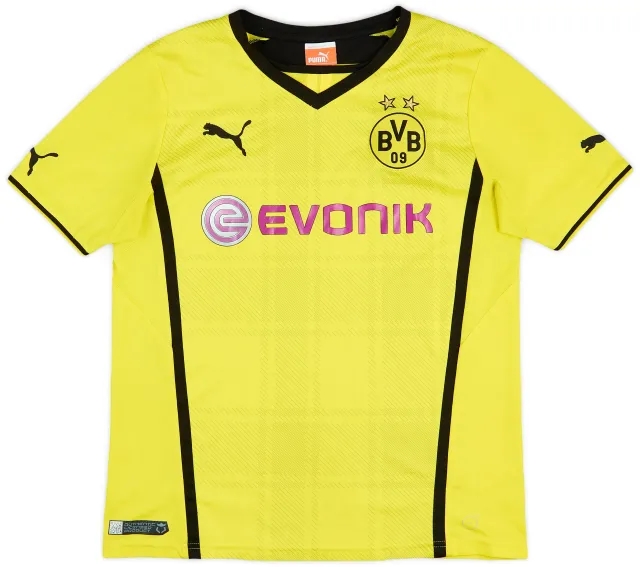 Puma 2013-14 Borussia Dortmund Home Shirt - 9/10 - (XL.Boys)