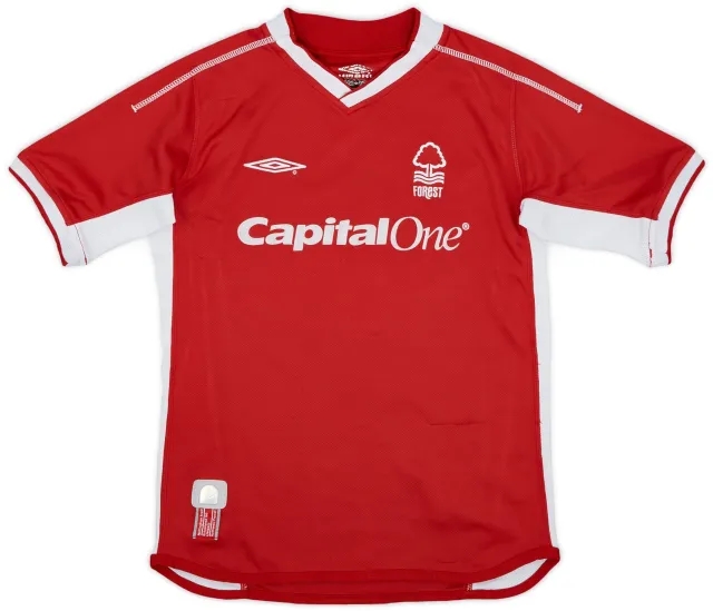 Umbro 2003-04 Nottingham Forest Home Shirt - 8/10 - (M.Boys)