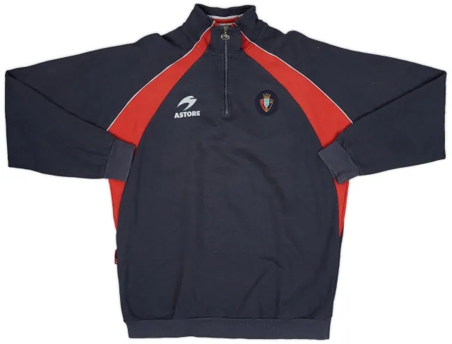 2000-01 Osasuna Astore 1/4 Zip Drill Top - 7/10 - (L)