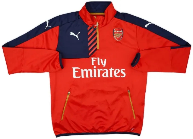 2015-16 Arsenal Puma 1/4 Zip Drill Top - 9/10 - (L)