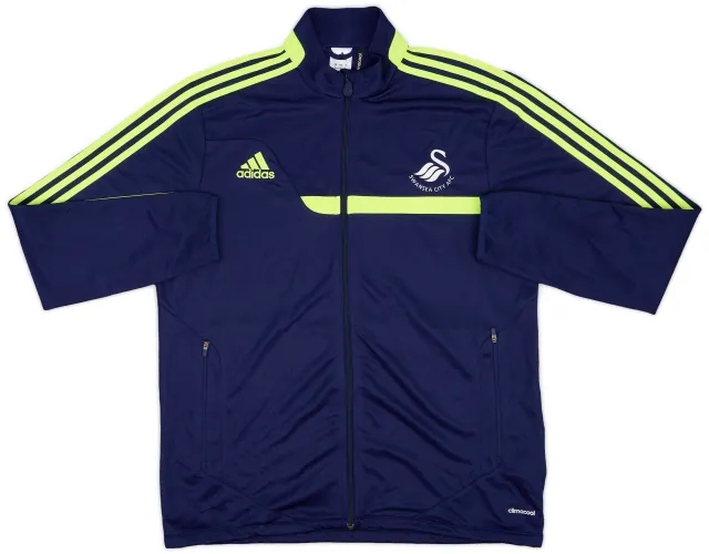 2013-14 Swansea adidas Track Jacket - 8/10 - (L)