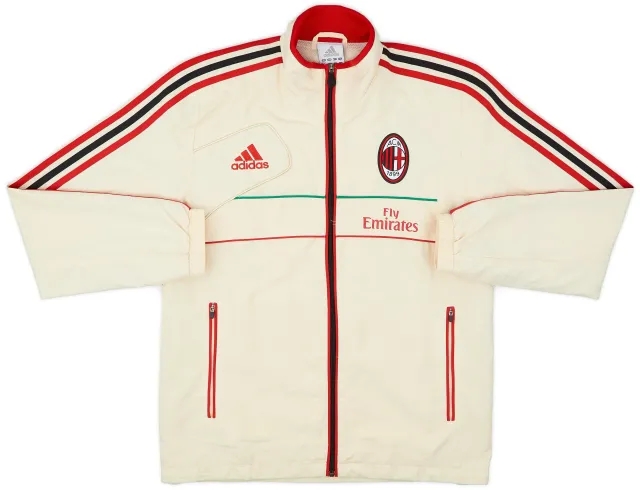 2012-13 AC Milan adidas Track Jacket - 9/10 - (S)