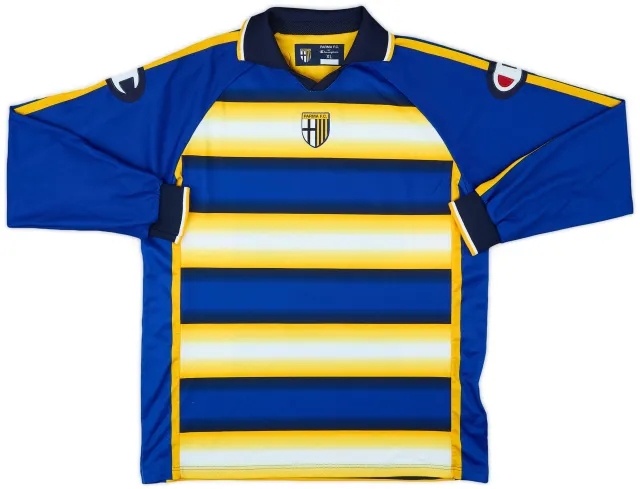 2004-05 Parma Home L/S Shirt #4 - 8/10 - (XL)