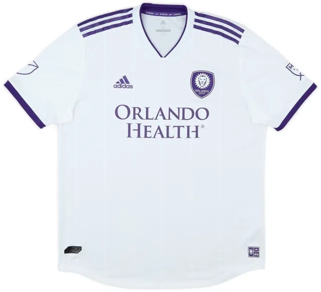 adidas 2018 Orlando City Authentic Away Shirt - 9/10 - (XL)