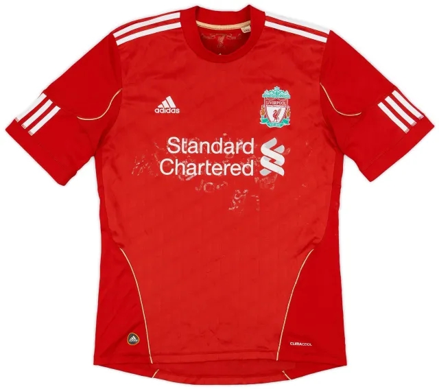 adidas 2010-12 Liverpool Home Shirt - 4/10 - (M)