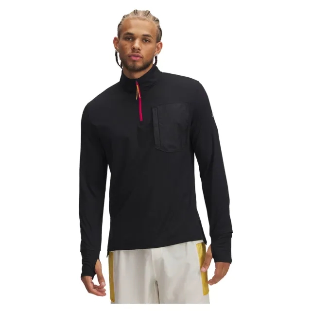 Under Armour  Launch Trail Men's ¼ Zip Black / Reflective XXL