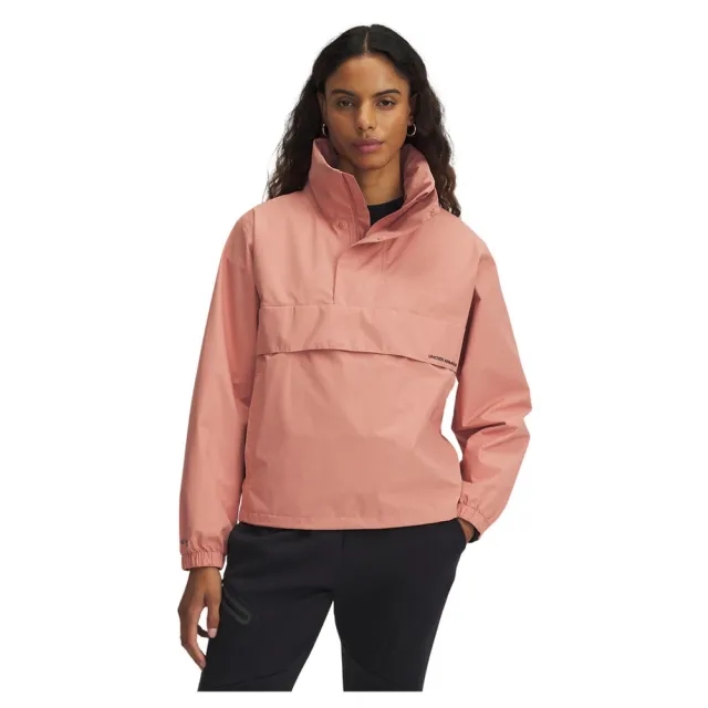 Women's  Under Armour  Cloudstrike Anorak Jacket Canyon Pink / Reflective XL