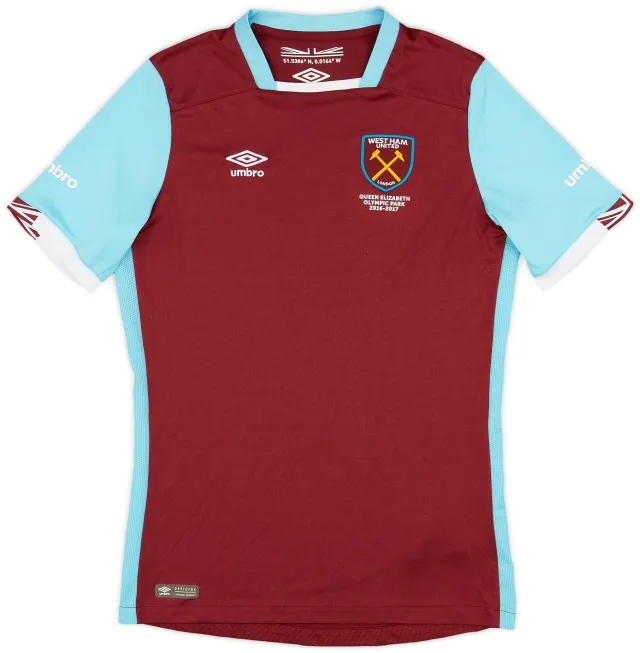 Umbro 2016-17 West Ham Home Shirt - 9/10 - (XL.Boys)