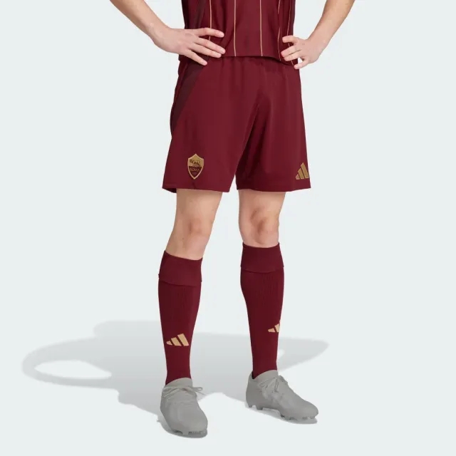adidas AS Roma 2024/25 Home Shorts - Red - Mens