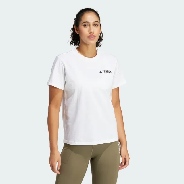 Adidas Terrex Graphic Tee In White