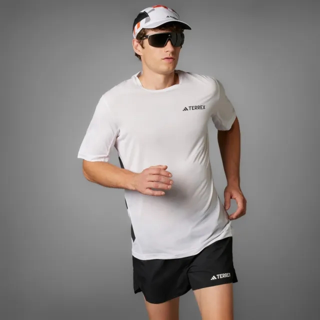adidas Terrex XPR Running Shirt Men - White, Black
