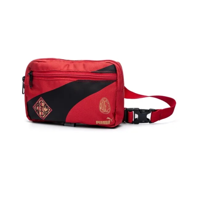 PUMA AC Milan Ftblculture+ Waist Bag, Club Red/Black