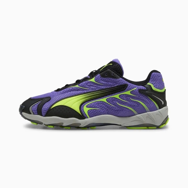 PUMA Inhale Sneakers Unisex, Dark Amethyst/Yellow Alert
