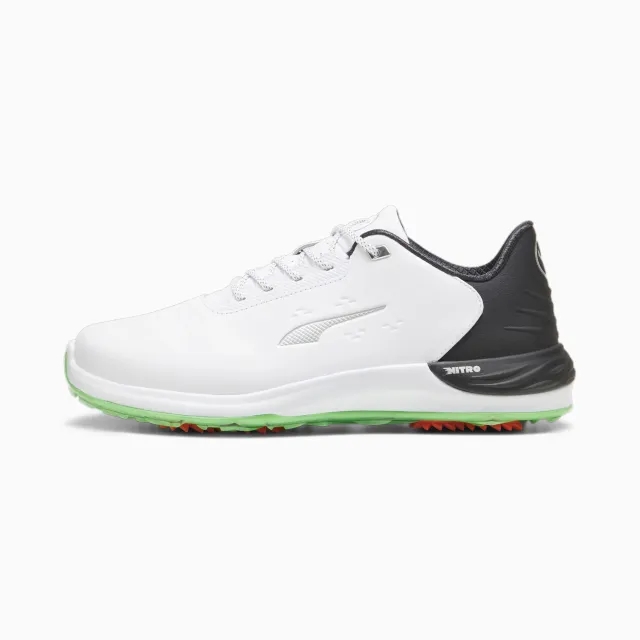PUMA Phantomcat Nitro™+ Men's Golf Shoes, White/Black/Green Pes