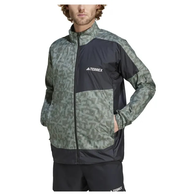 adidas Terrex Trail Wind Running Jacket Men - Olive