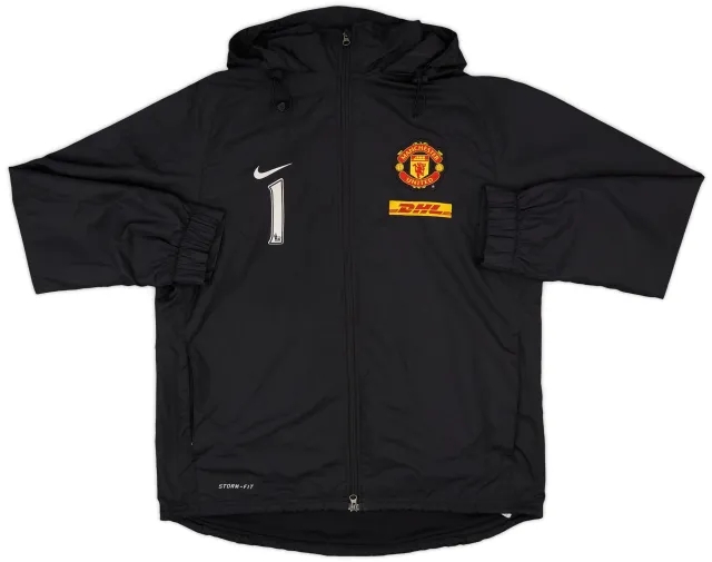 2011-12 Manchester United Nike Player Issue Hooded Rain Jacket #1 - 7/10 - (L)
