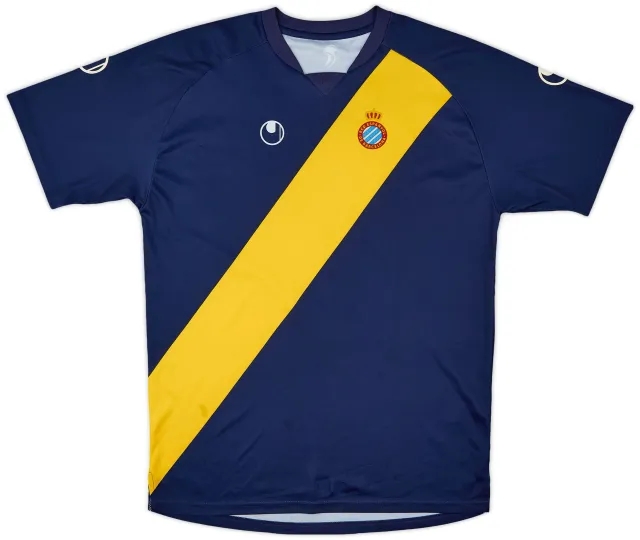 2009-10 Espanyol Uhlsport Training Shirt - 9/10 - (L)