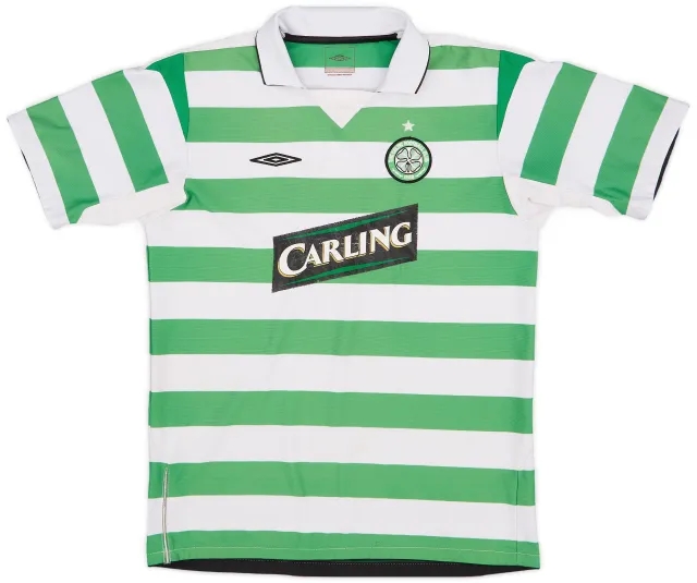 Umbro 2004-05 Celtic Home Shirt - 5/10 - (XL.Boys)