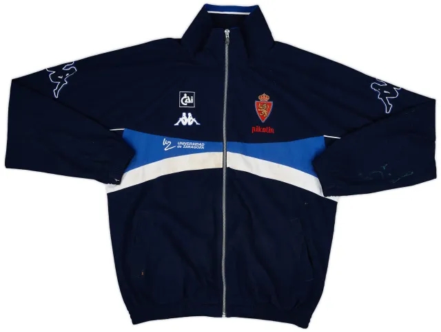 2001-03 Real Zaragoza Kappa Player Issue Track Jacket - 6/10 - (XL)