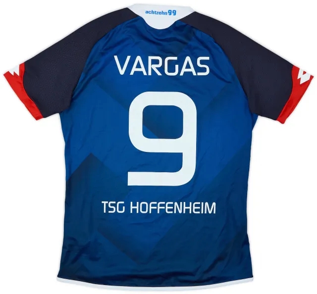 Lotto 2017-18 TSG Hoffenheim Home Shirt Vargas #9 - 8/10 - (L)