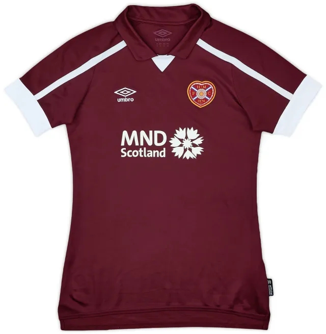 Umbro 2021-22 Hearts Home Shirt - 9/10 - (Women's S)