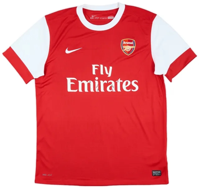 Nike 2010-11 Arsenal Home Shirt - 5/10 - (L)